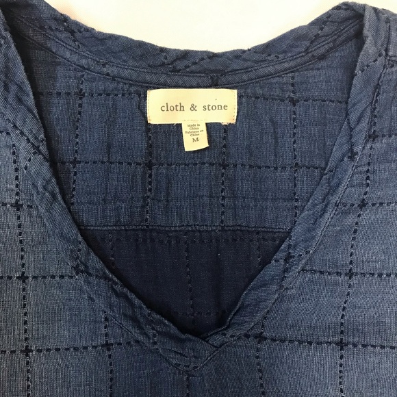 SOLD - cloth & stone | chambray tunic - Picture 6 of 8